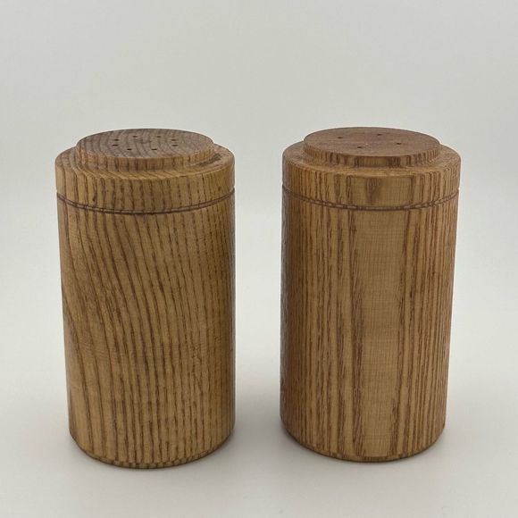 Wood Salt & Pepper Shakers - Picture 3 of 6